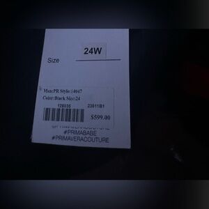 Beautiful, classy black prom dress